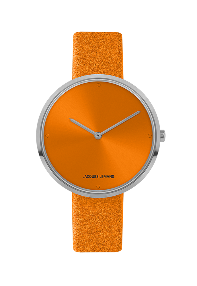 Jacques Lemans Damenuhr Design Collection orange 1 2056F