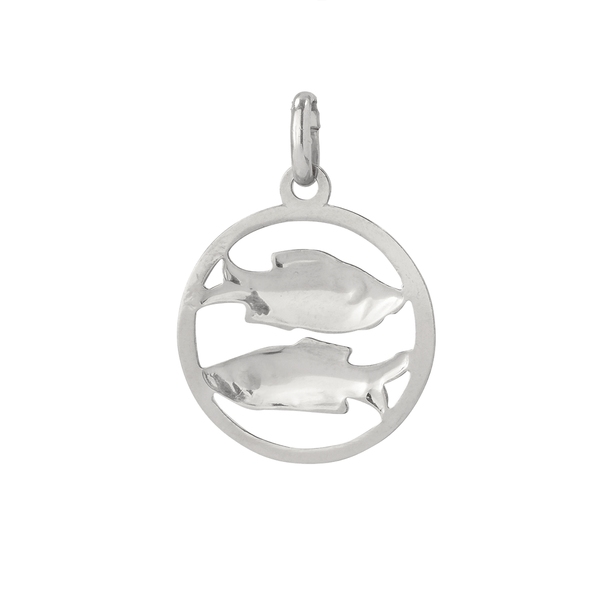 SilberDream 925 Charm Fische Sternzeichen Anhänger FC7103