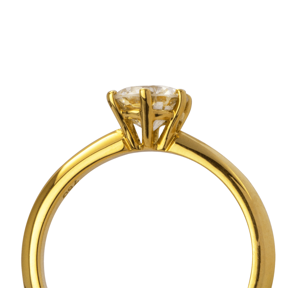 Juwelier Kürth - Traumring Leipzig - Gold & Schmuckankauf Solitärring 750 Gelbgold Brillant 1 ct. in Krappenfassung | Juwelier Zapp