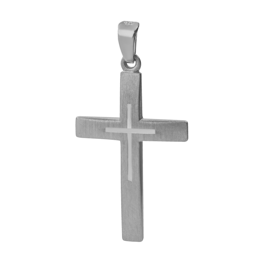 Basic Silber Kreuz mit Gravur