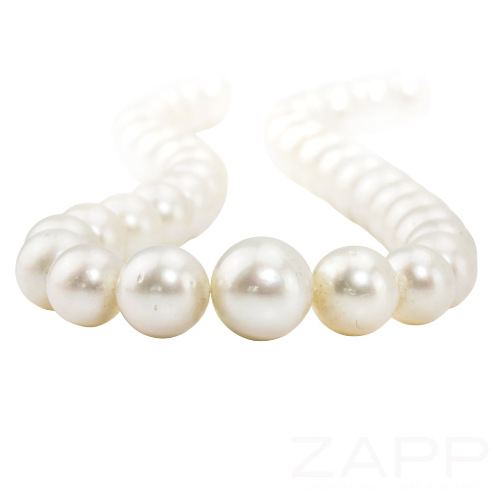 Lose Südseeperlenkette 11-14,5 im Verlauf