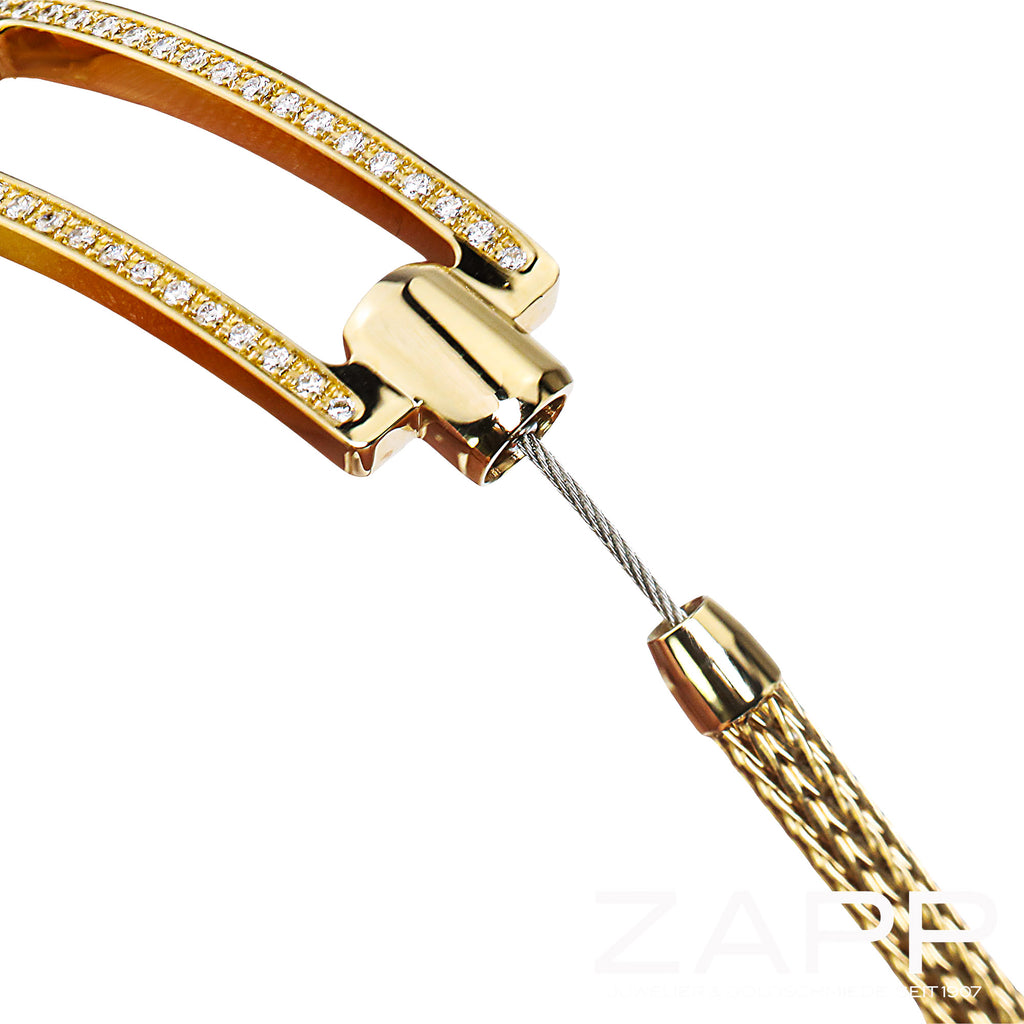 Jörg Heinz Armband aus 750 Gelbgold besetzt mit 0.18 ct Brillanten
