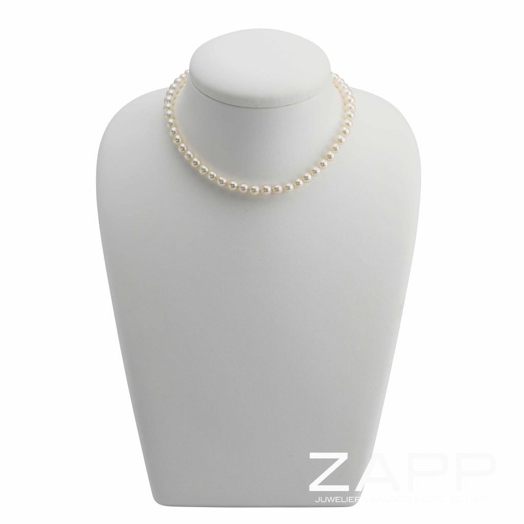 Perlenkette Zuchtperle 7.4 mm