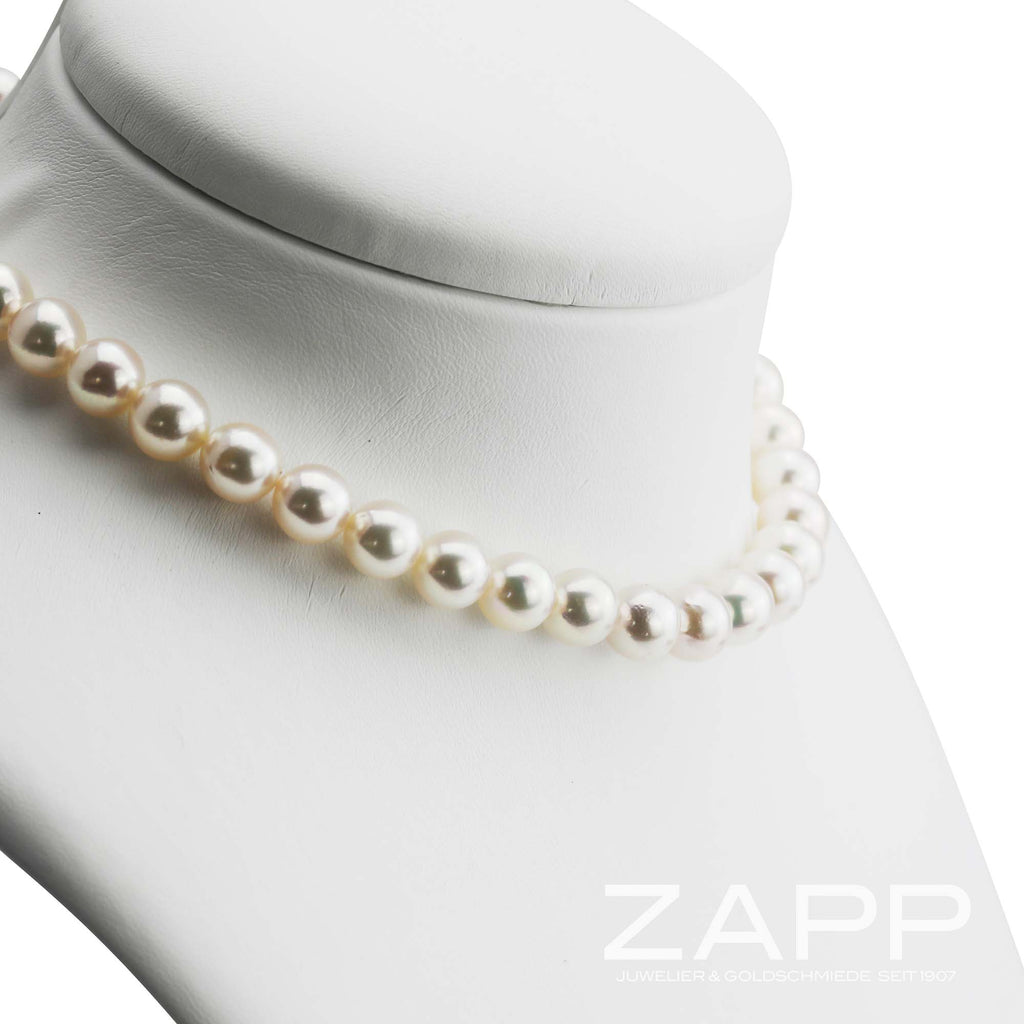 Gellner Perlenkette Zuchtperle weiß 9.5 bis 10 mm