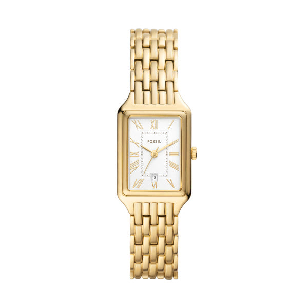 Watch Damenuhr Rechteckig Gold Fossil Damenuhr Rechteckig Women's
