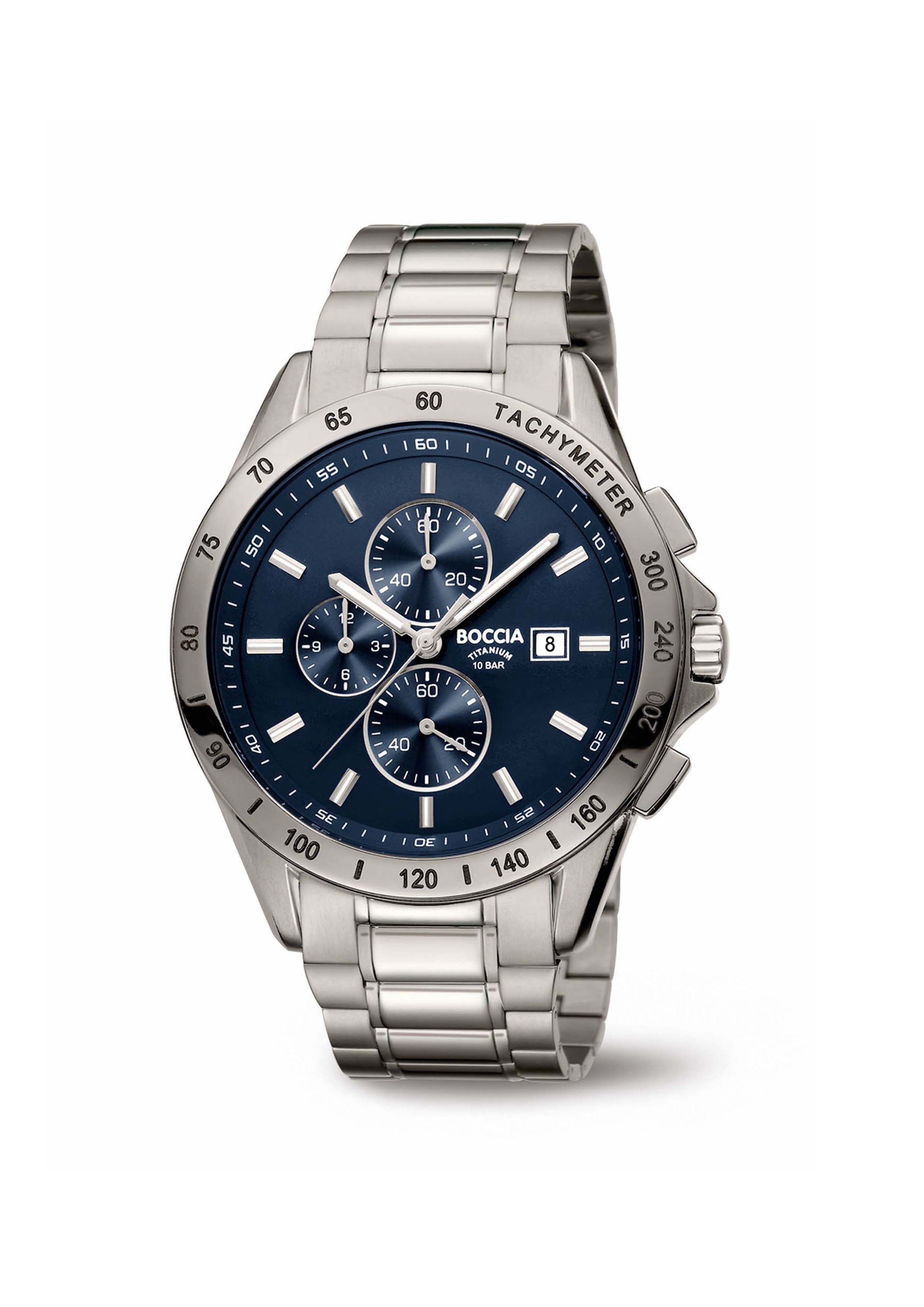 Herrenuhr Boccia Titan Chronograph Boccia 3750-02 Herrenuhr Titan