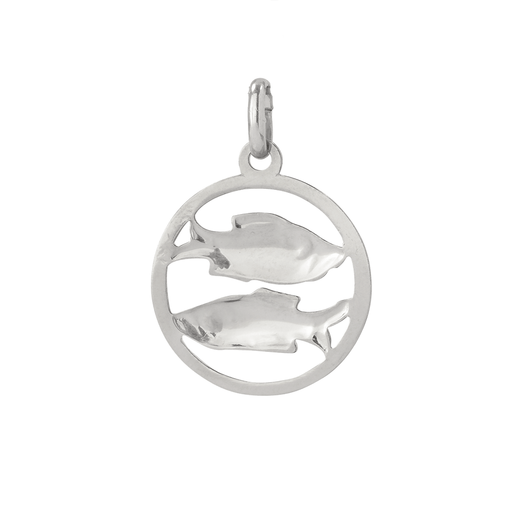 Basic Silber 925 Anhänger Sternzeichen Fische
