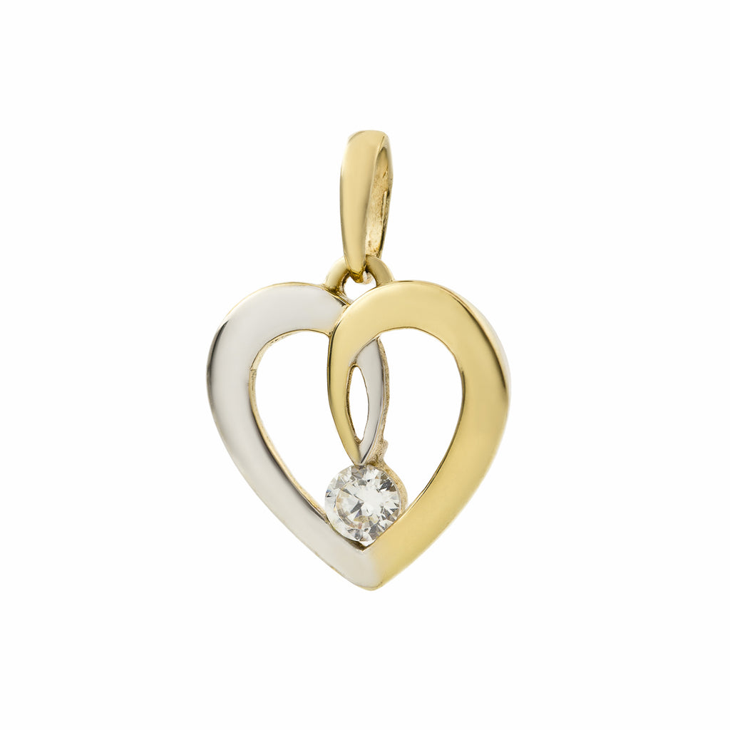 Basic Gold Herz Anhänger Zapp | Juwelier