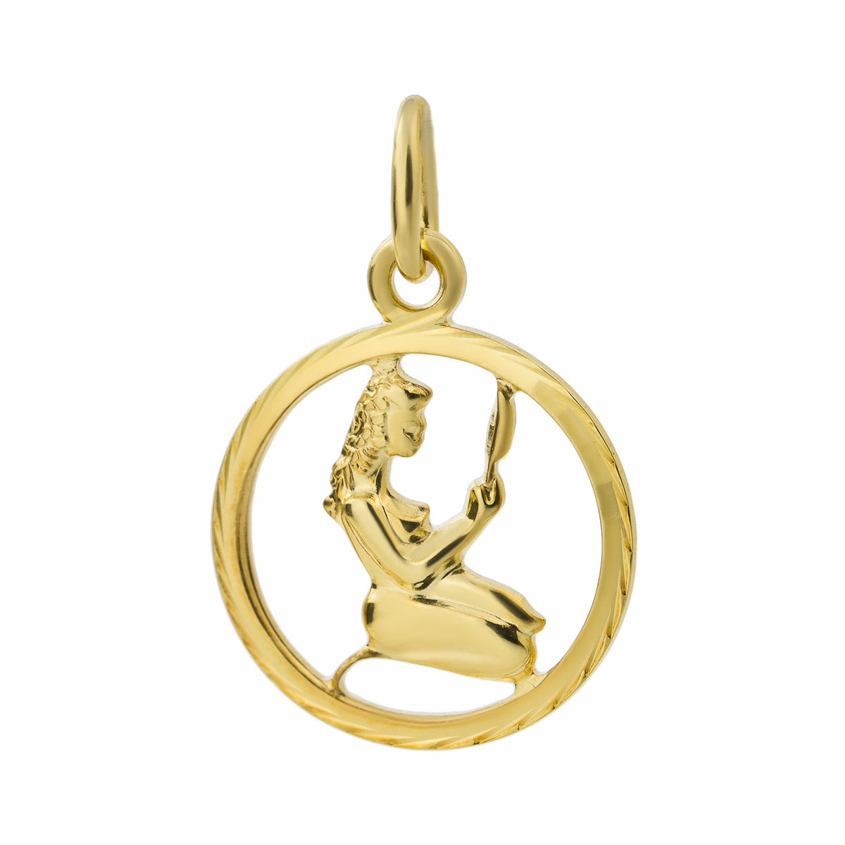 Basic 333 Gelbgold Sternzeichen Jungfrau rund | Juwelier Zapp