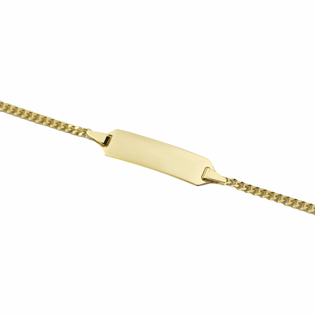Basic 333 Gold ID Armband zum Gravieren