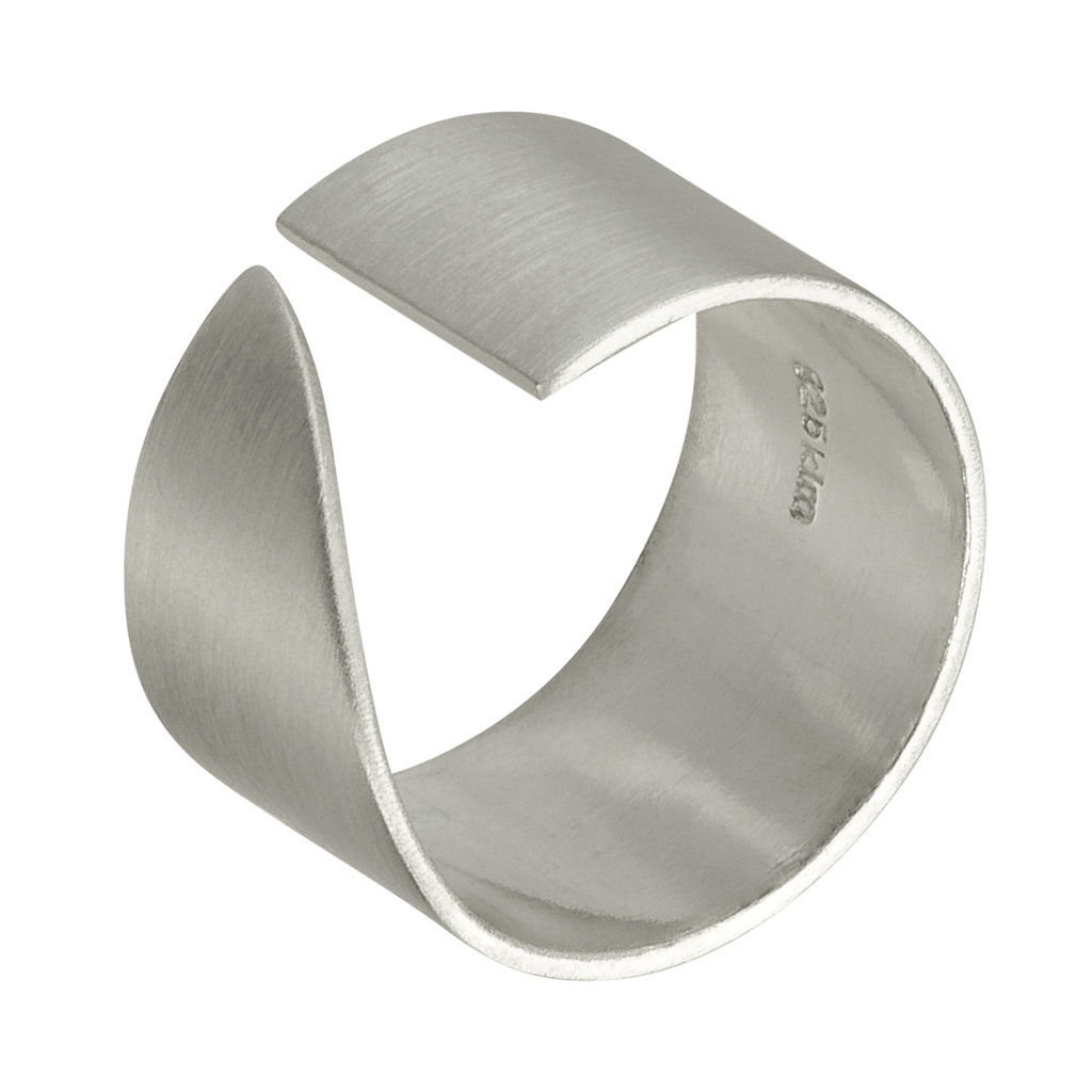 Kelim Breiter Ring mit Öffnung aus 925 Silber