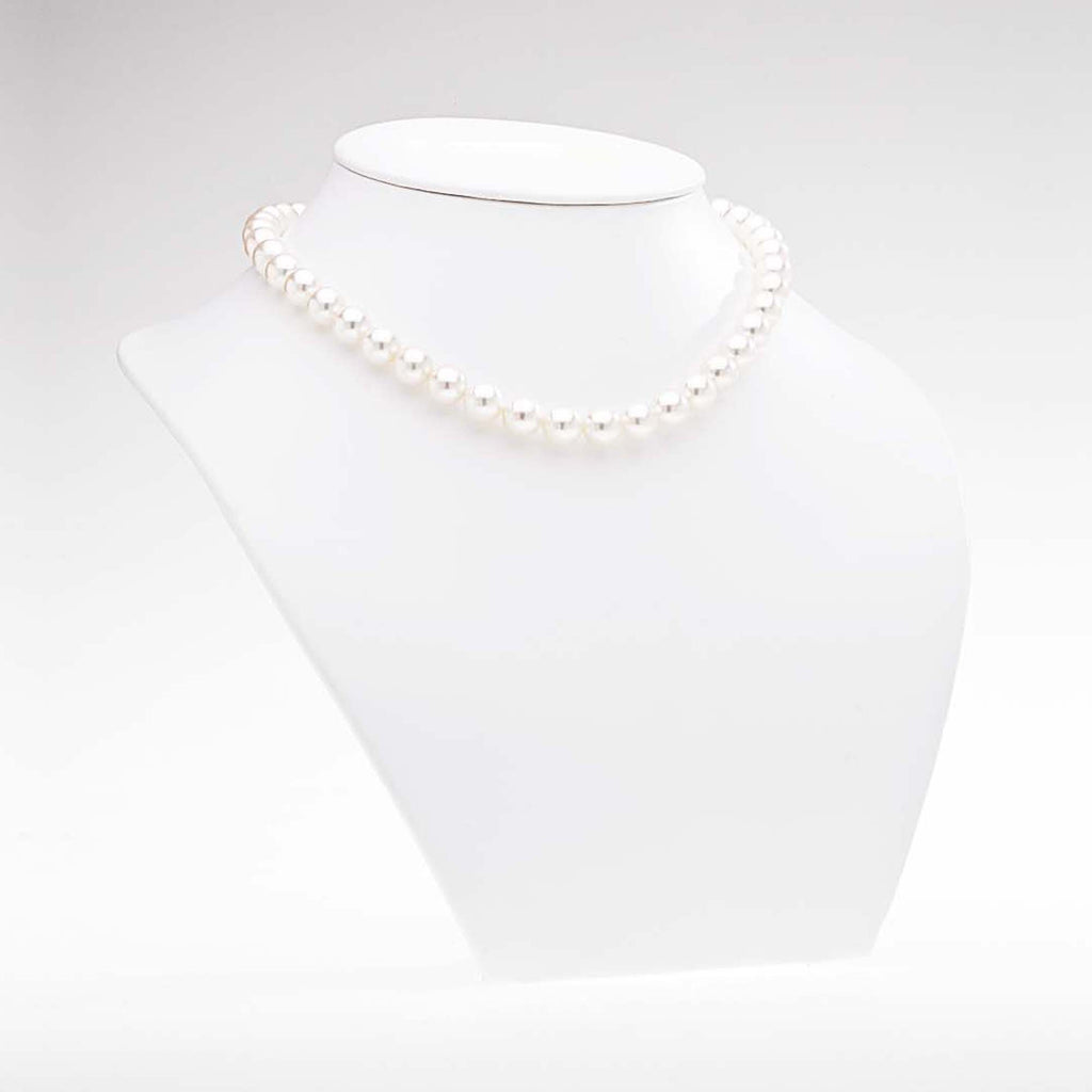 Akoya Zuchtperlenkette weiß 9mm Perlen